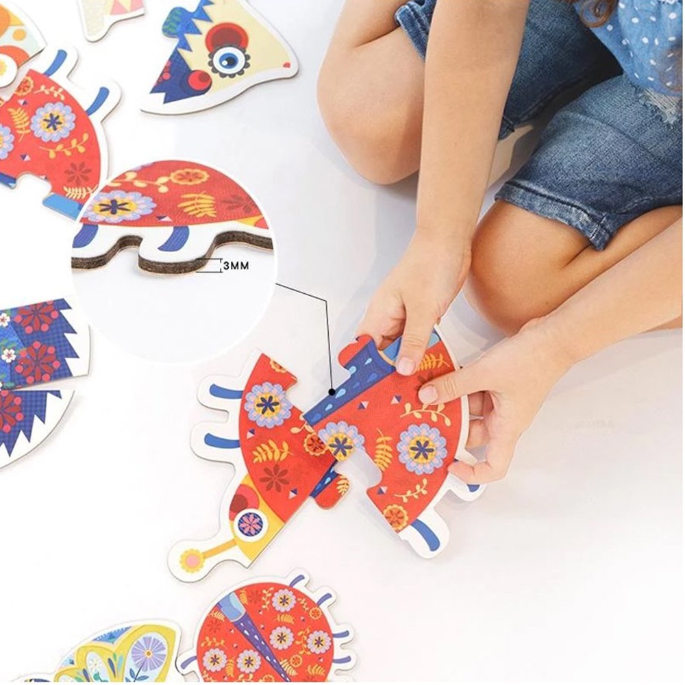 Mideer - My First Puzzle for Kids - Garden Animals - 26pcs - Image 2