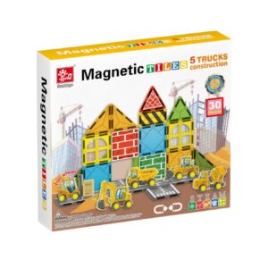 Magnetic Tiles - Truck Construction Set - 30 Pieces