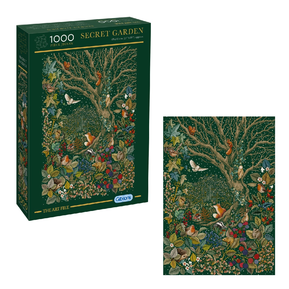 Gibsons - The Art File: Secret Garden - 1000 Piece Jigsaw Puzzle - Image 5