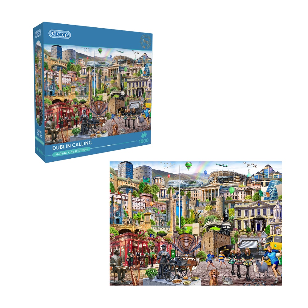 Gibsons - Dublin Calling - 1000 Piece Jigsaw Puzzle - Image 5