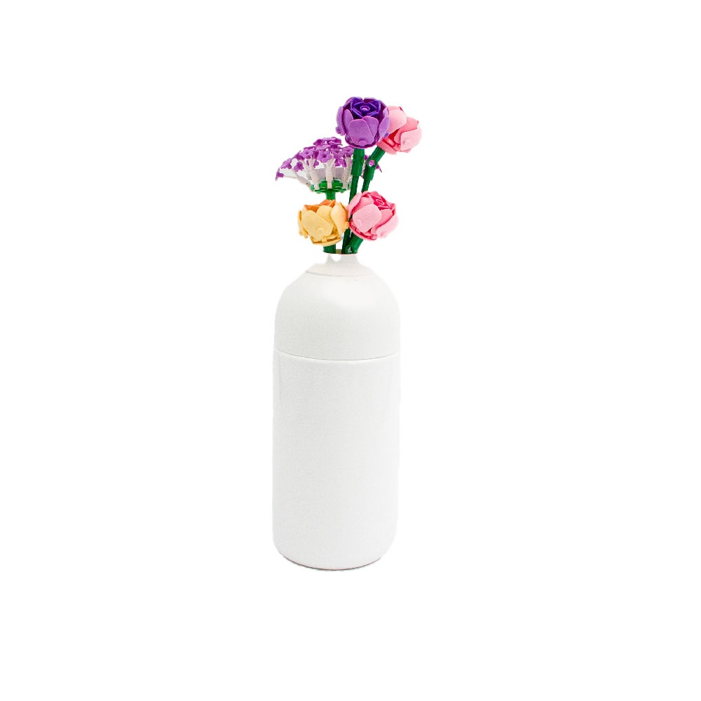 Sluban Building Set: Pleyerid - Flowers - Peony - 198pcs - Image 3