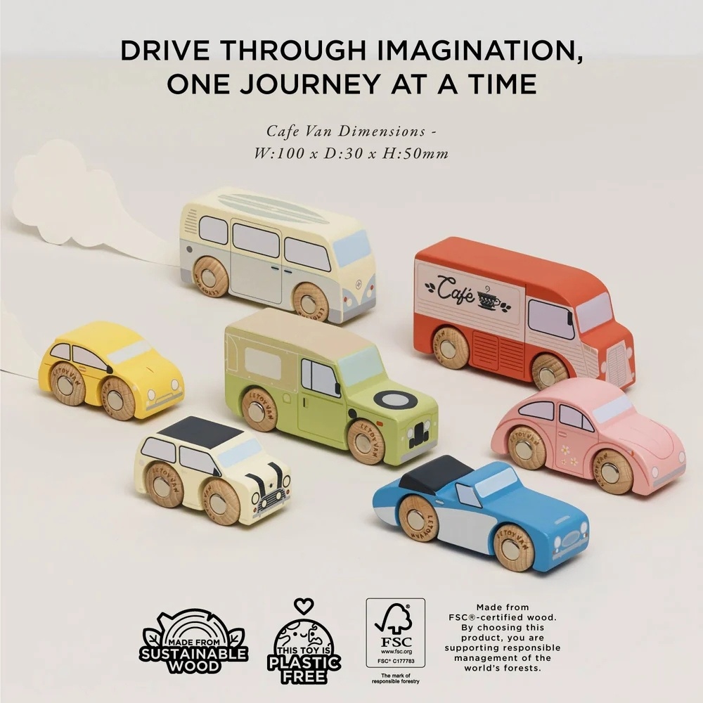 Le Toy Van - Wooden Vintage Toy Cars - Image 4