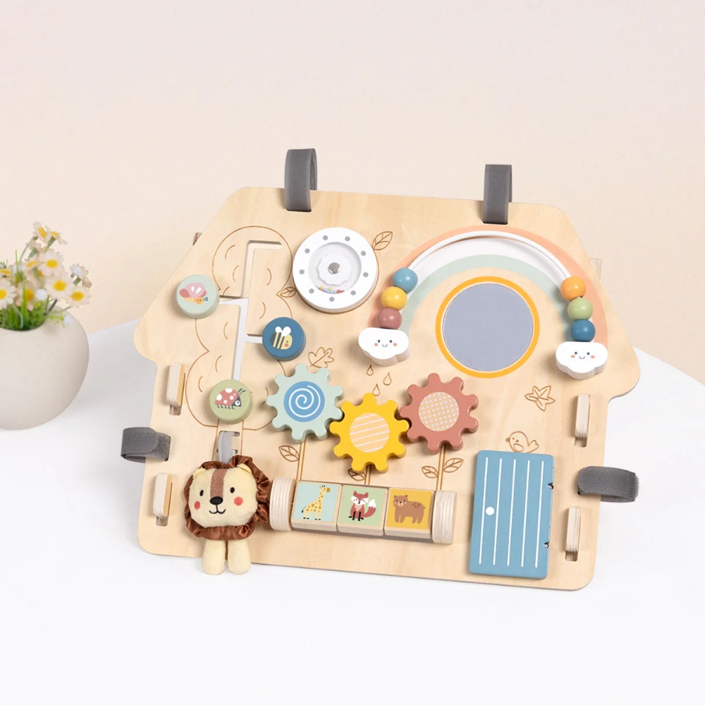TookyToy - 2-in-1 Montessori Activity Busy Board - Image 6