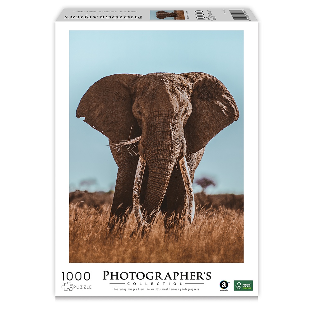 Ambassador - Photographers Collection 1000 Piece Puzzle - African Elephant - Image 4