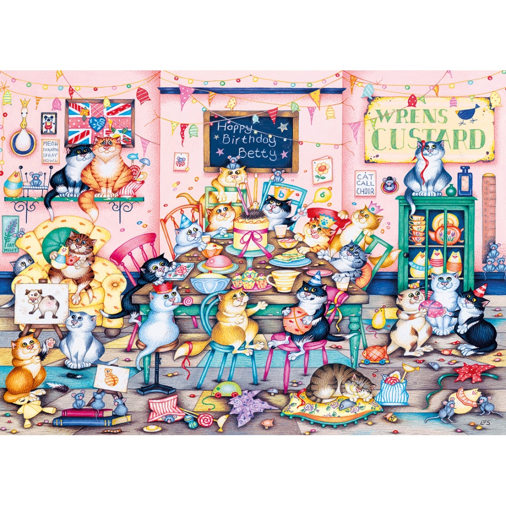 Gibsons - Bettys Birthday - 1000 Piece Jigsaw Puzzle - Image 2