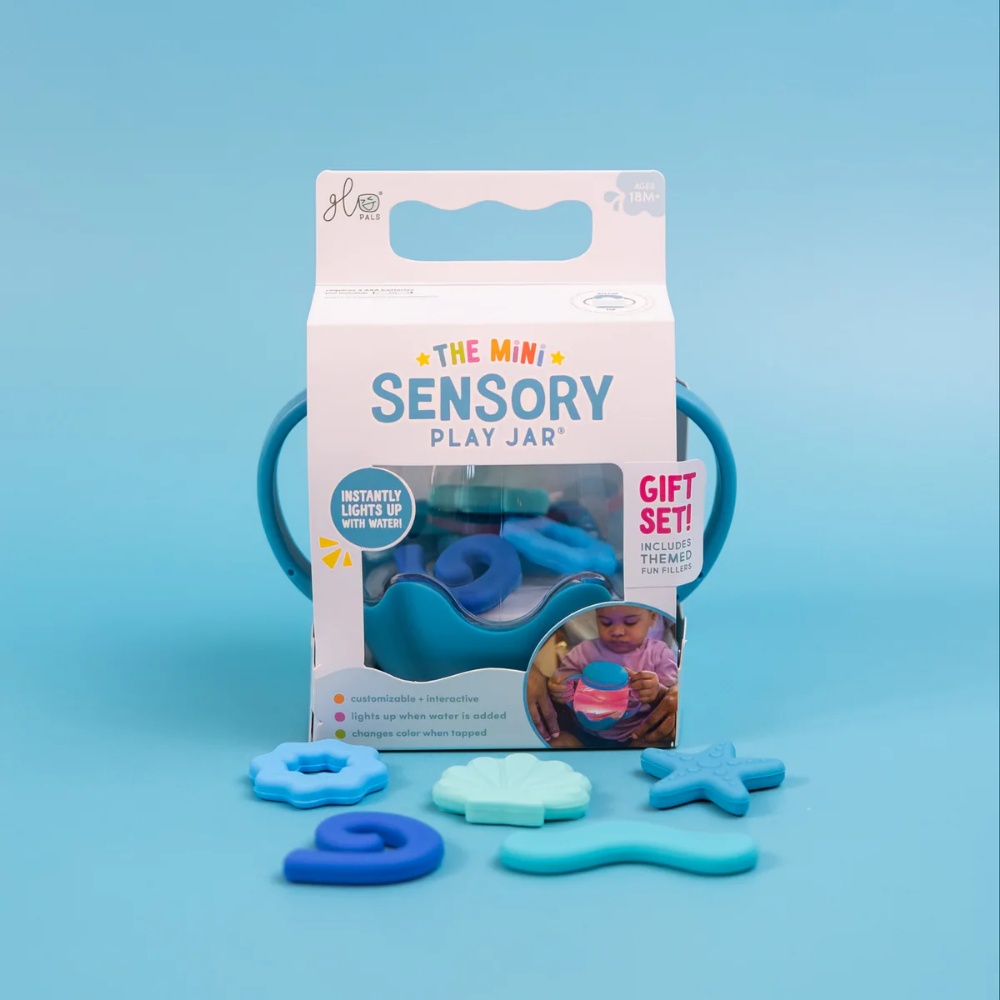 Glo Pals - Mini Sensory Play Jar® Gift Set - Blue Lagoon - Image 5