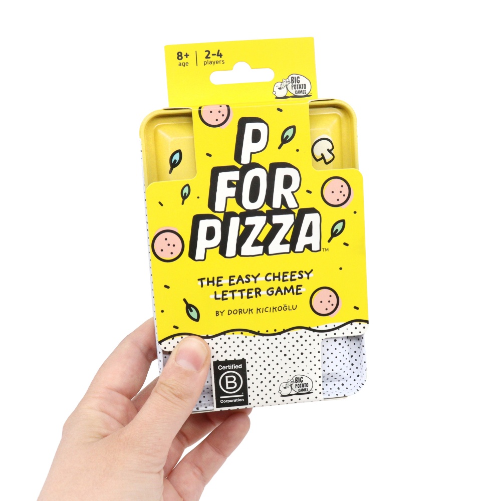Big Potato Games - P For Pizza Travel Size in Tin - Family Card Game - 2-4 Players - Image 5