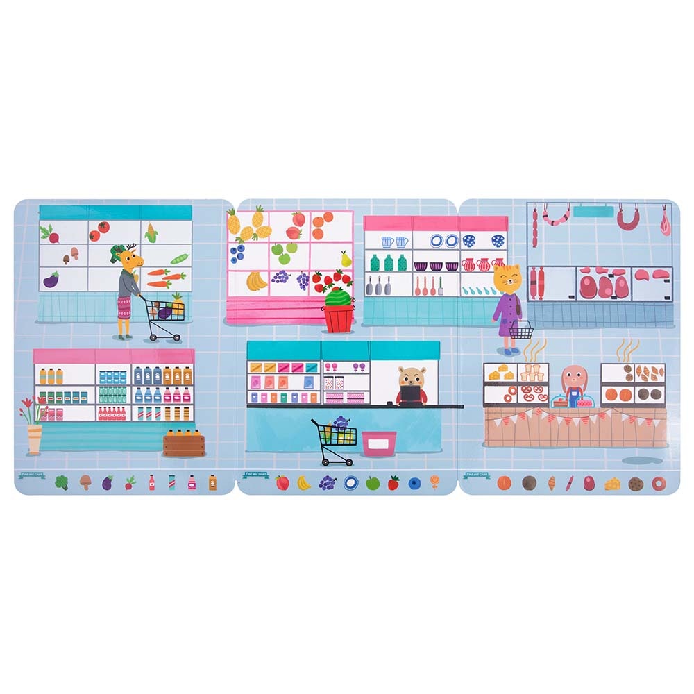 TookyToy - Silicone Sticker Book - Animal Market - Image 5