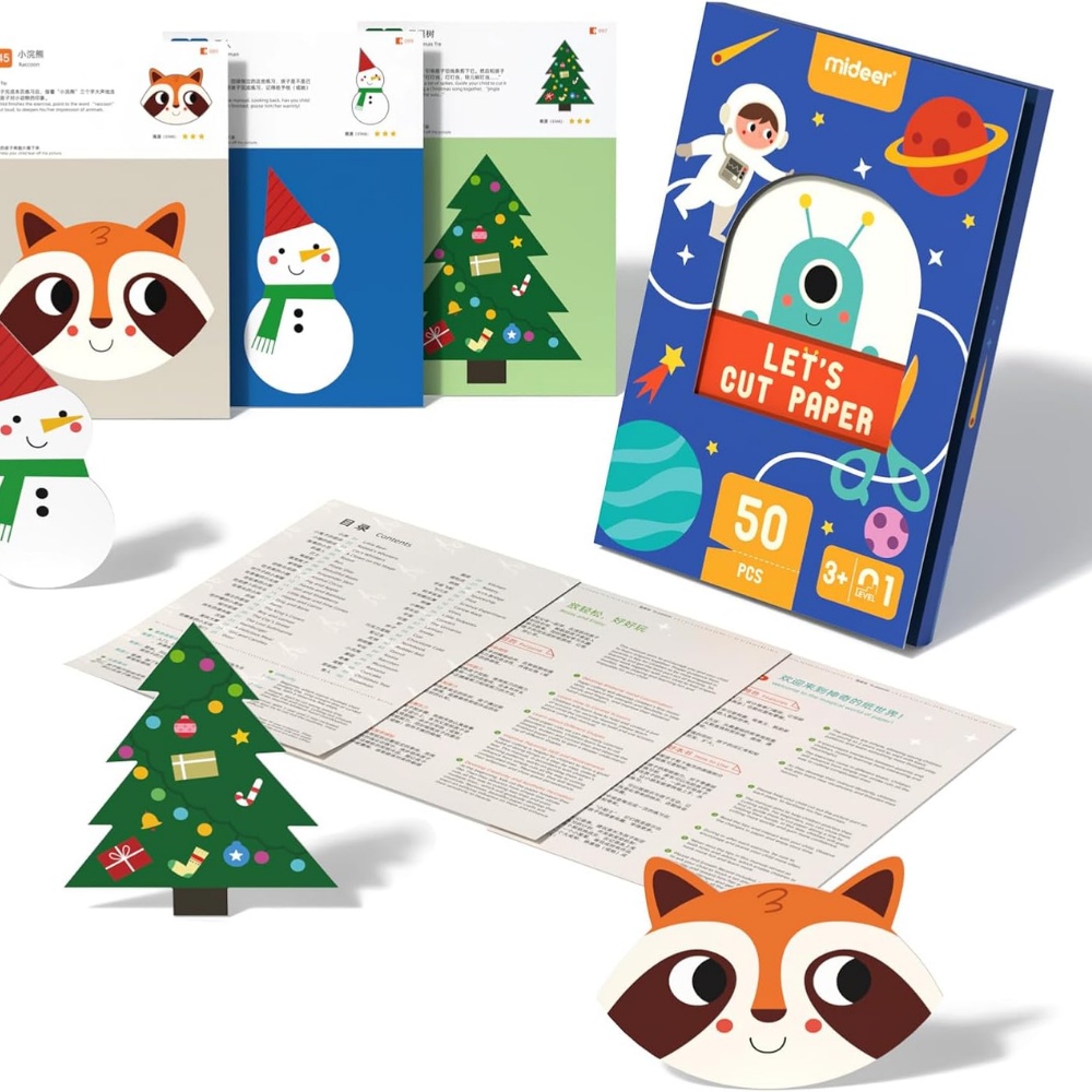 Mideer - Beginner Level Let's Cut Paper Arts & Crafts Set - Image 7