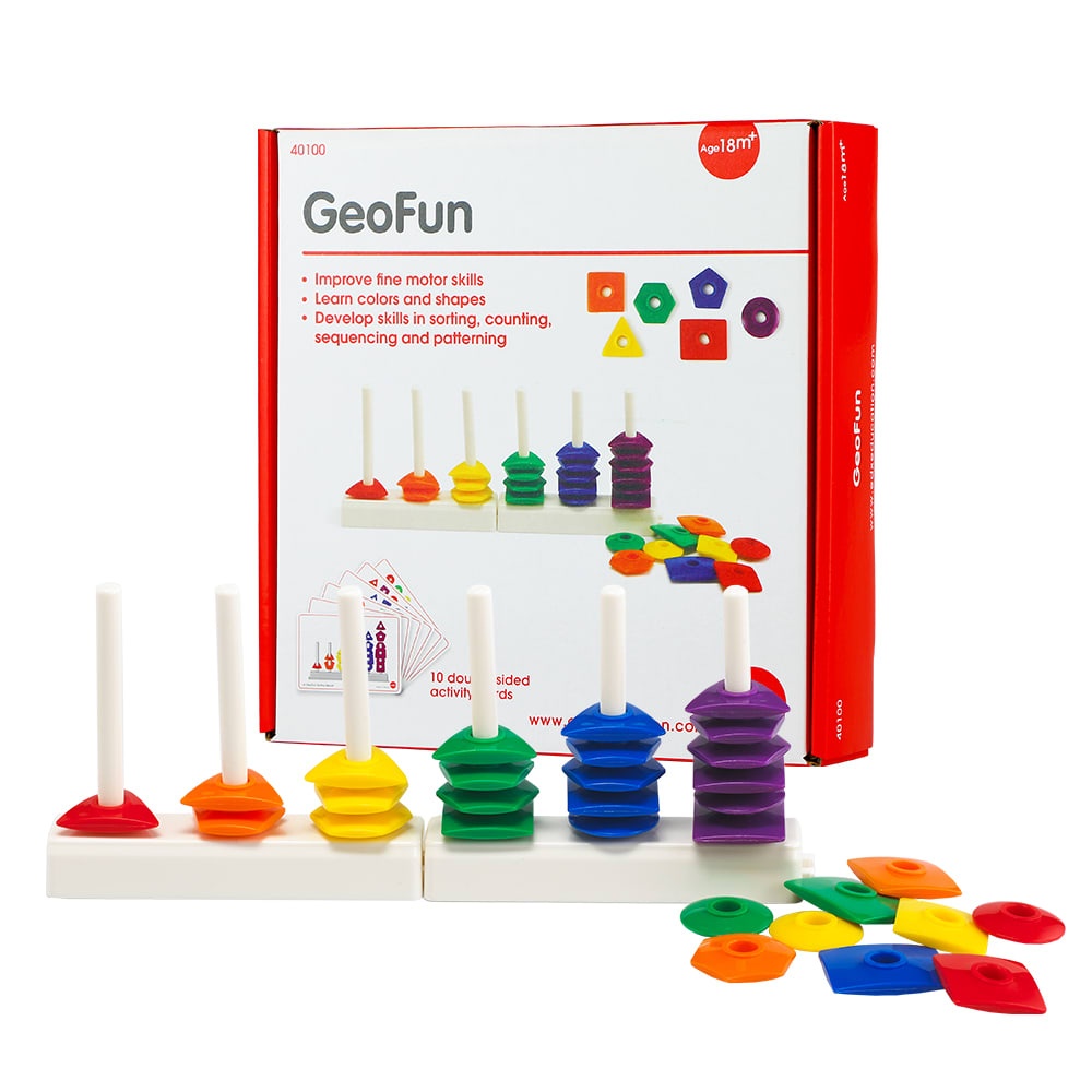 EDX Education - GeoFun Geometric Sorting Beads - Math Manipulatives Learning Set - Image 4