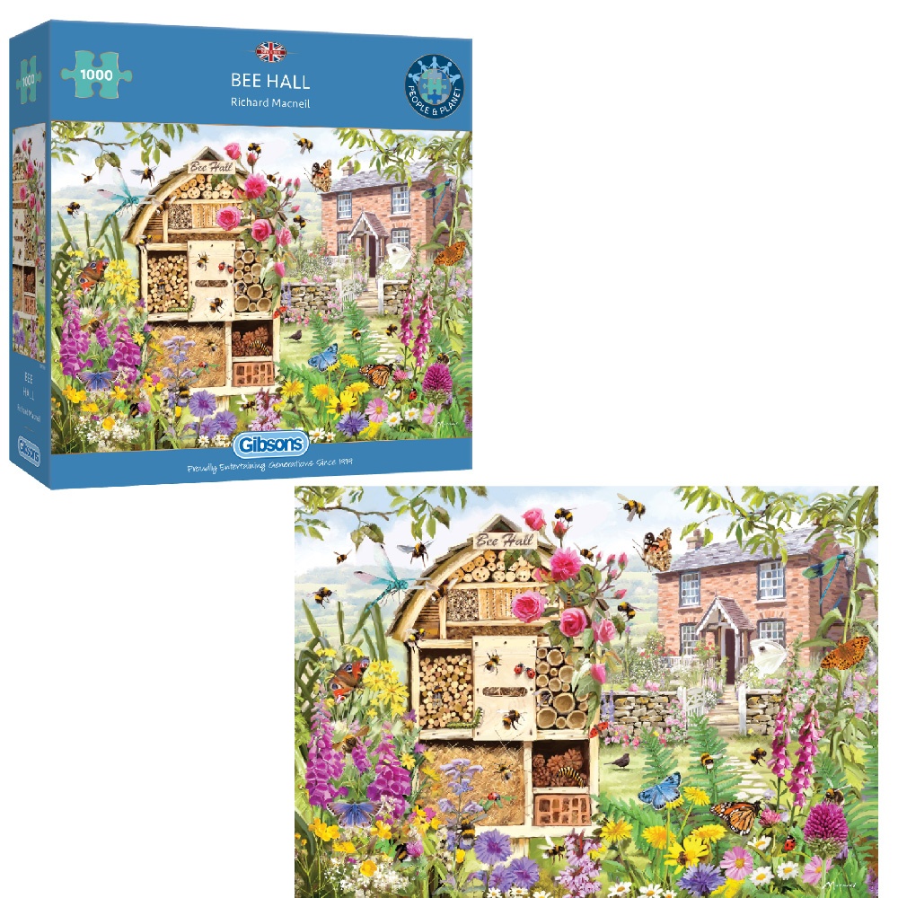 Gibsons - Bee Hall - 1000 Piece Jigsaw Puzzle - Image 5