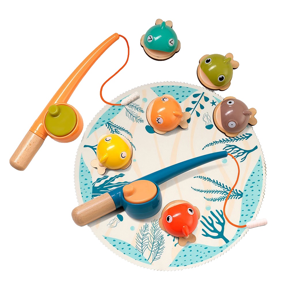 TopBright - Montessori Wooden Fishing Game - Kids Fine Motor Toy - Image 4