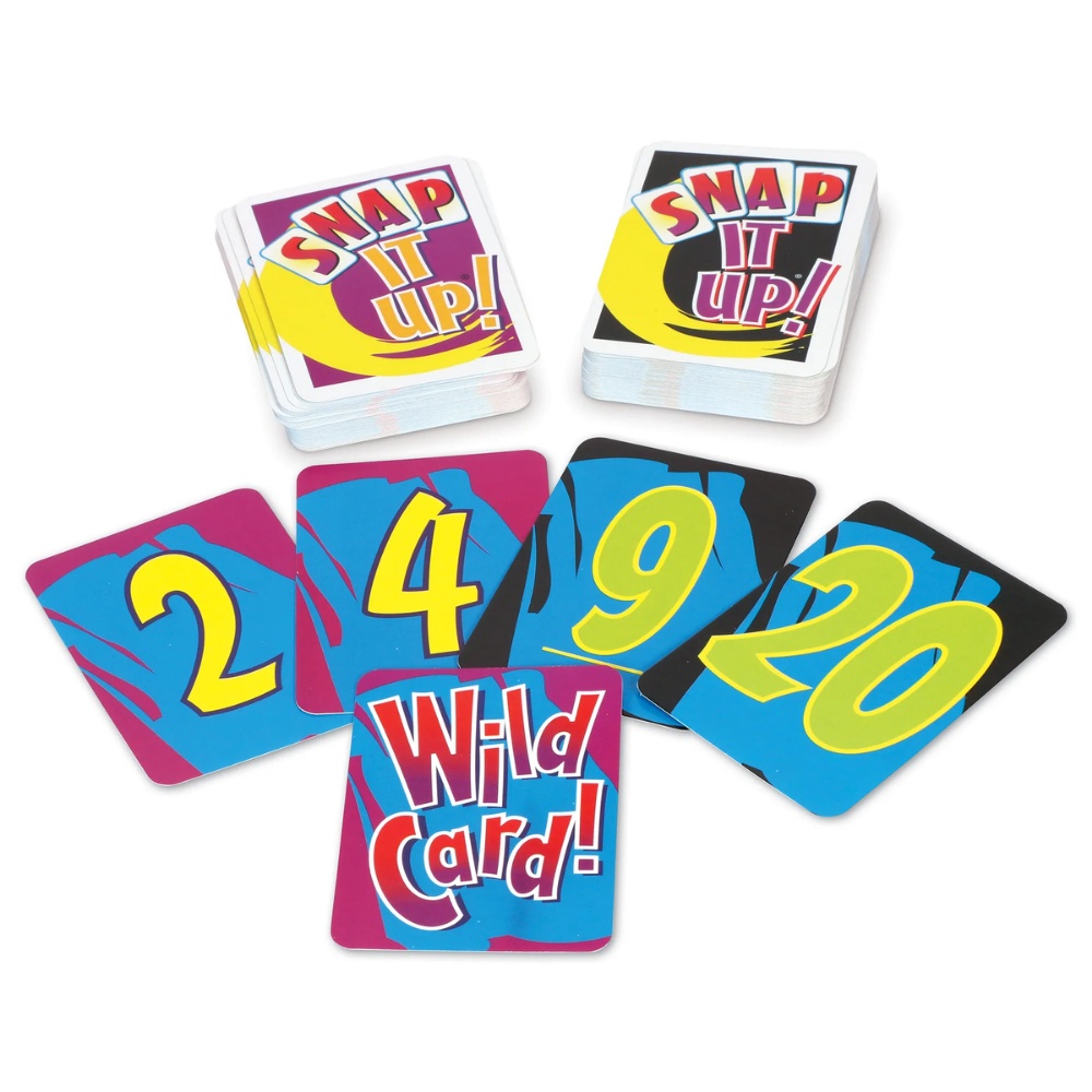 Learning Resources - Snap it Up!® Addition & Subtraction Maths Card Game - Image 3