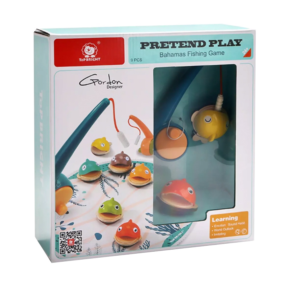 TopBright - Montessori Wooden Fishing Game - Kids Fine Motor Toy - Image 9