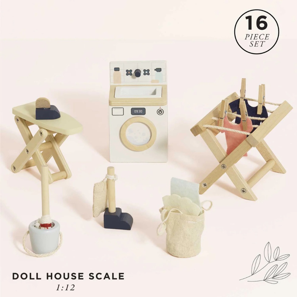 Le Toy Van - Dolls House Furniture: Laundry Room - 16pcs - Image 2