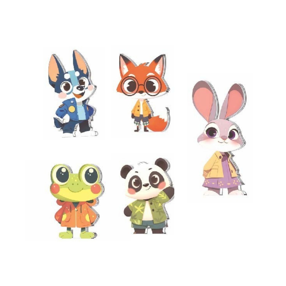 Magnetic Tiles - Cute Animals Set - 30 Pieces - Image 5