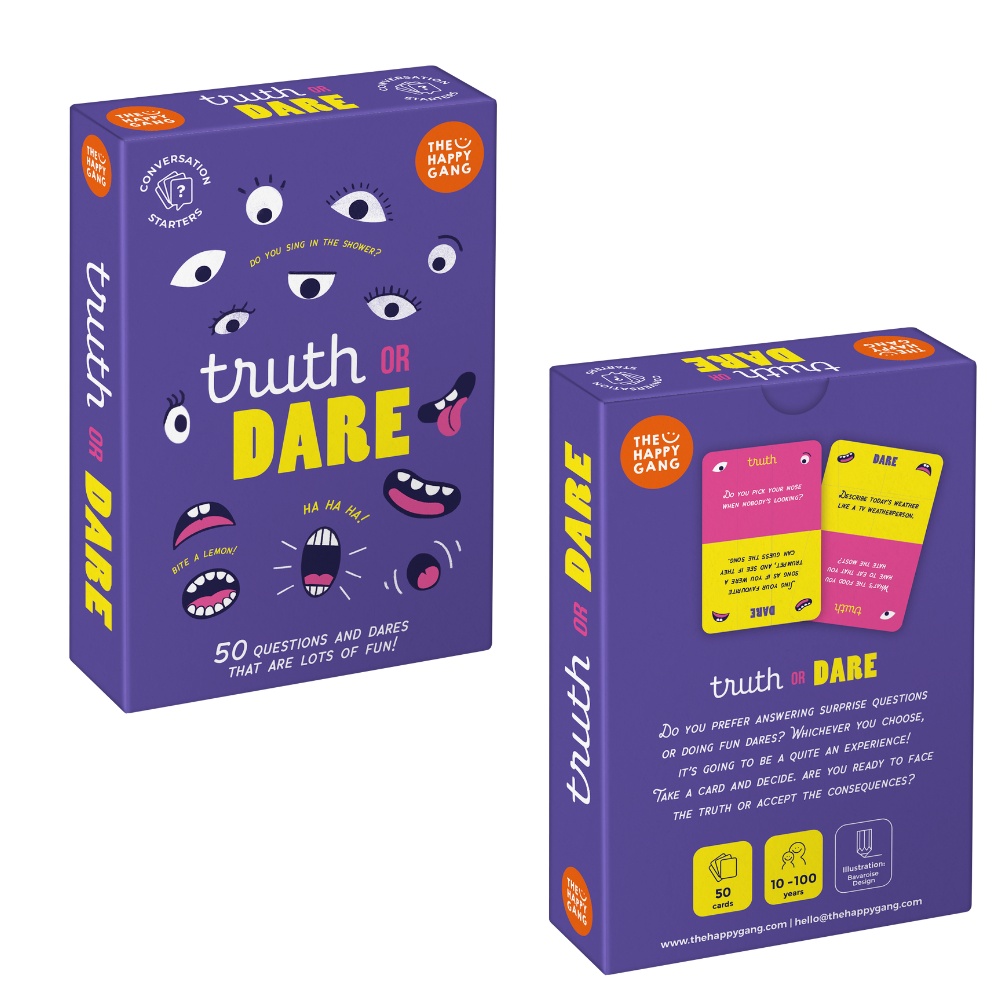 The Happy Gang - Truth or Dare Card Game - Conversation Starters for Families - Image 5