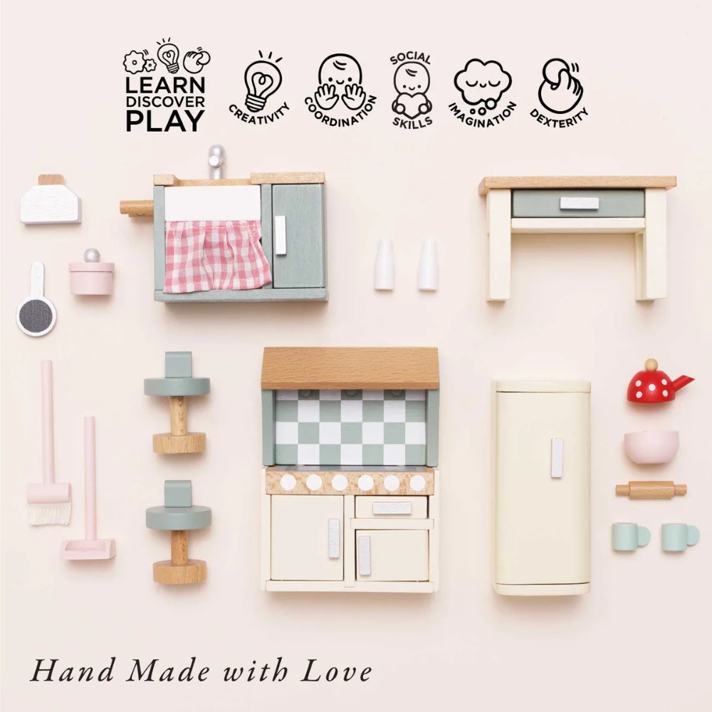 Le Toy Van - Dolls House Furniture: Kitchen - 20pcs - Image 3