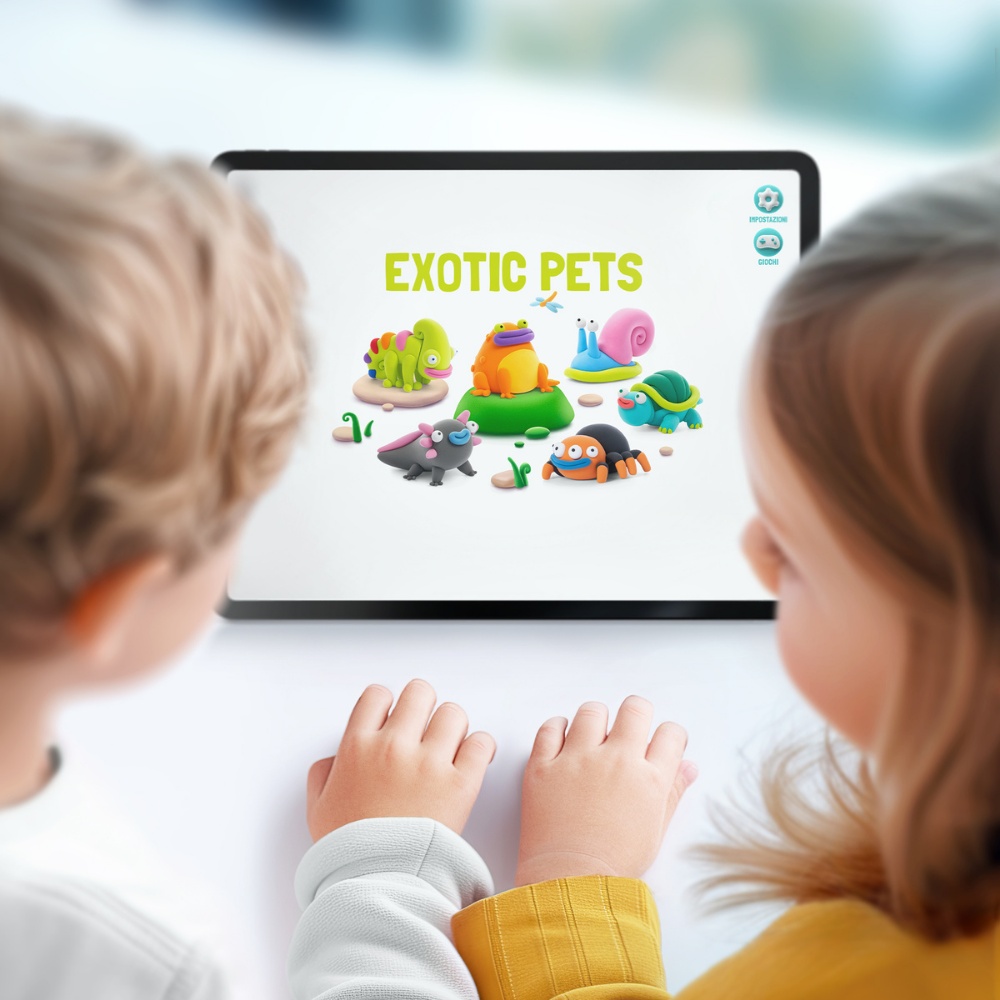 Hey Clay - Modelling Air-Dry Clay with Fun Interactive App - Exotic Pets, 15 cans - Image 6