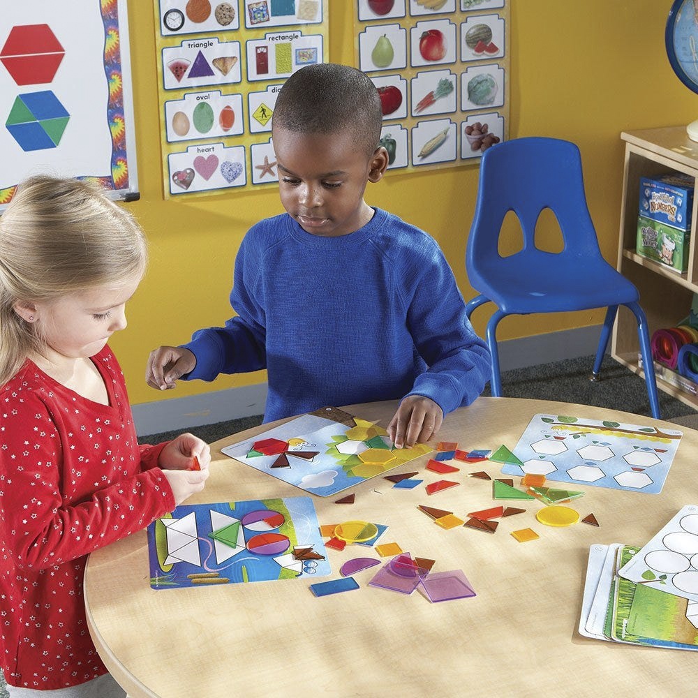Learning Resources - Shapes Don't Bug Me Activity Set: Learning Math Games for Kids - Image 2