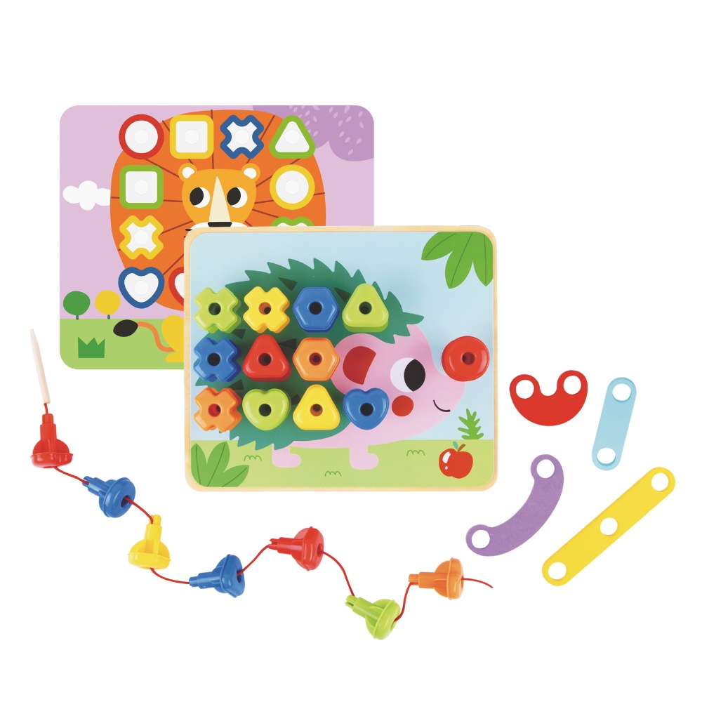 TookyToy - Stacking Pegs & Threading Activity Set - Image 4