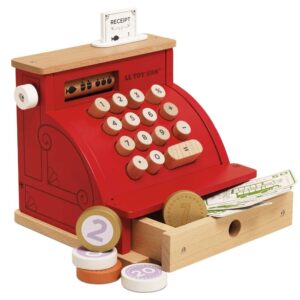 Le Toy Van - Wooden Shop Till: Cash Register and Money - 11pcs