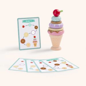 TookyToy - Making An Ice Cream - Stacking & Sequencing Activity Toy