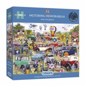 Gibsons - Motoring Memorabilia - 1000 Piece Jigsaw Puzzle