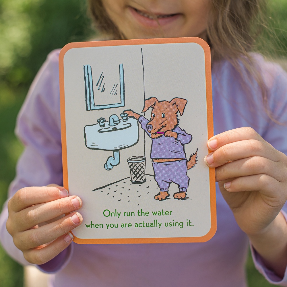 eeBoo - Respect The Earth Flash Cards - Environmental Education Learning Cards -** - Image 3
