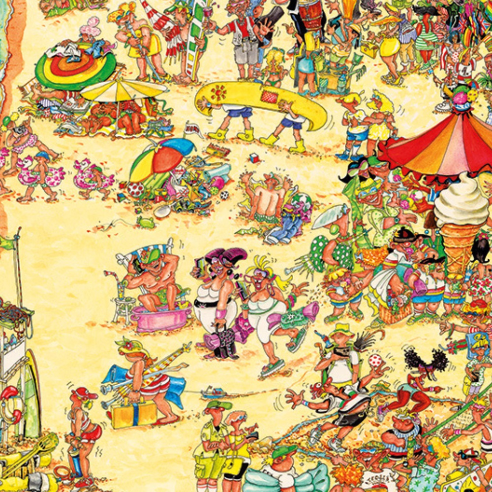 Gibsons - Jokesaws: Seaside Shenanigans - 1000 Piece Jigsaw Puzzle - Image 3