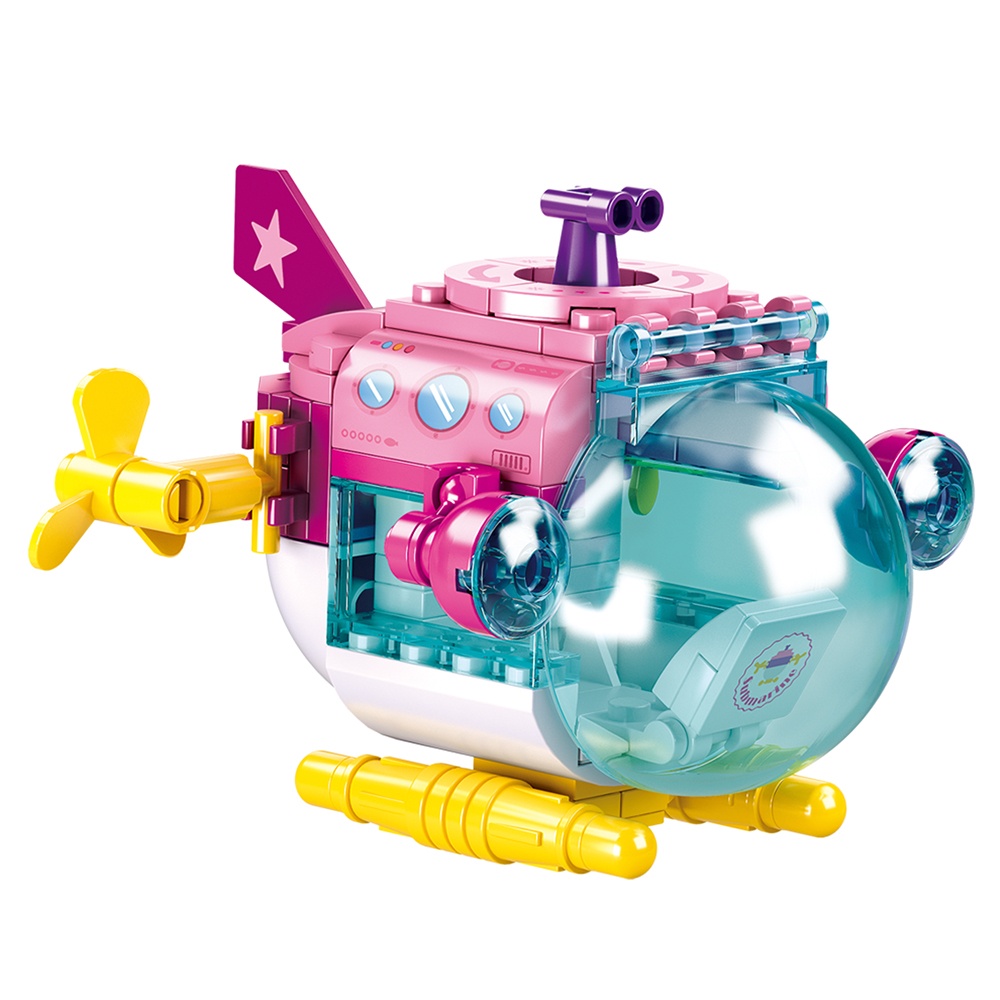 Sluban Building Set: Girls Dream - Submarine - 117pcs - Image 2