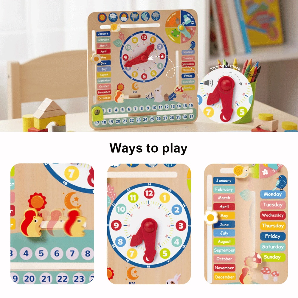 TookyToy - My First Calendar - Learning Calendar & Weather Chart - Image 4