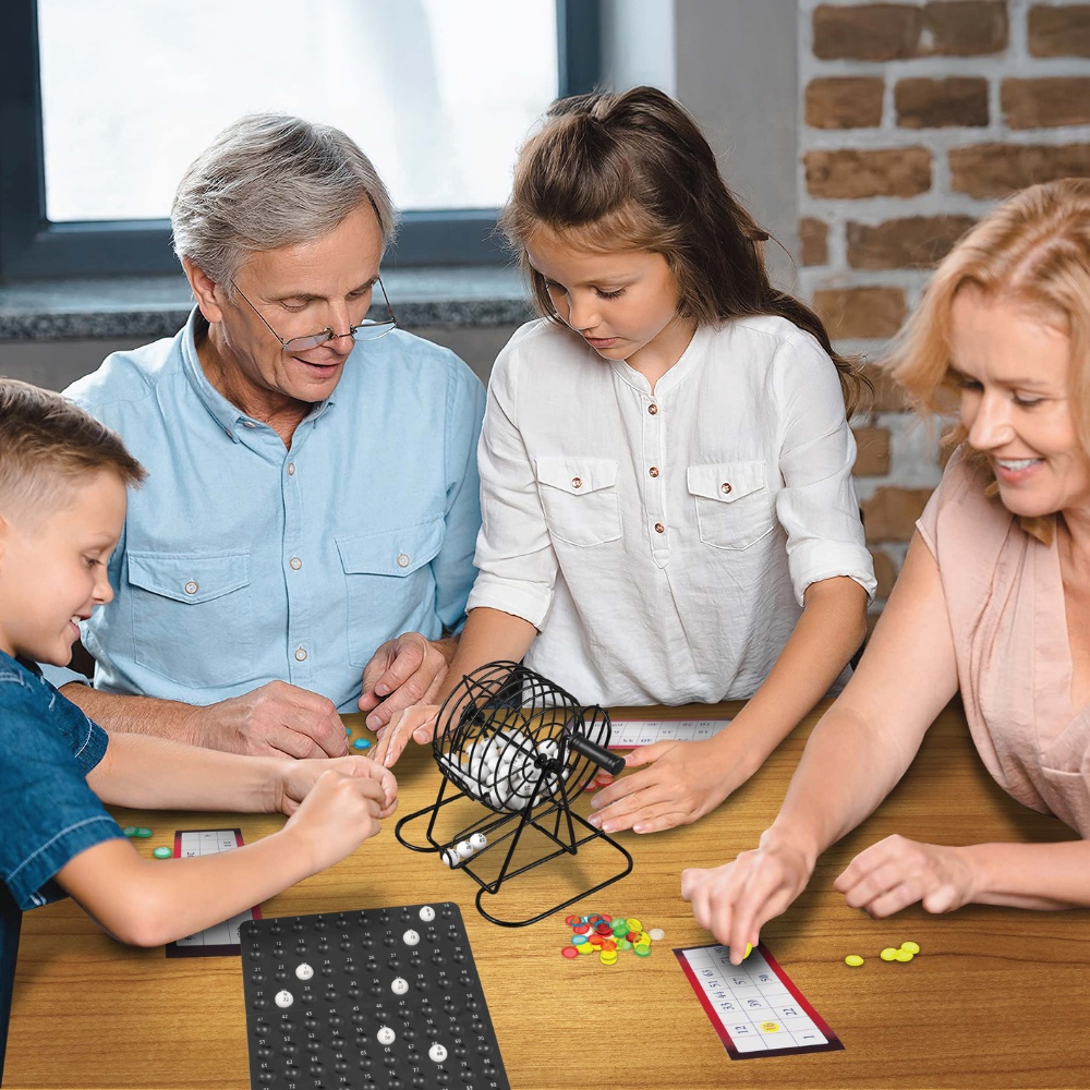 Ambassador - Wire Cage Bingo - Party Game with Scoreboard Tray - Image 2