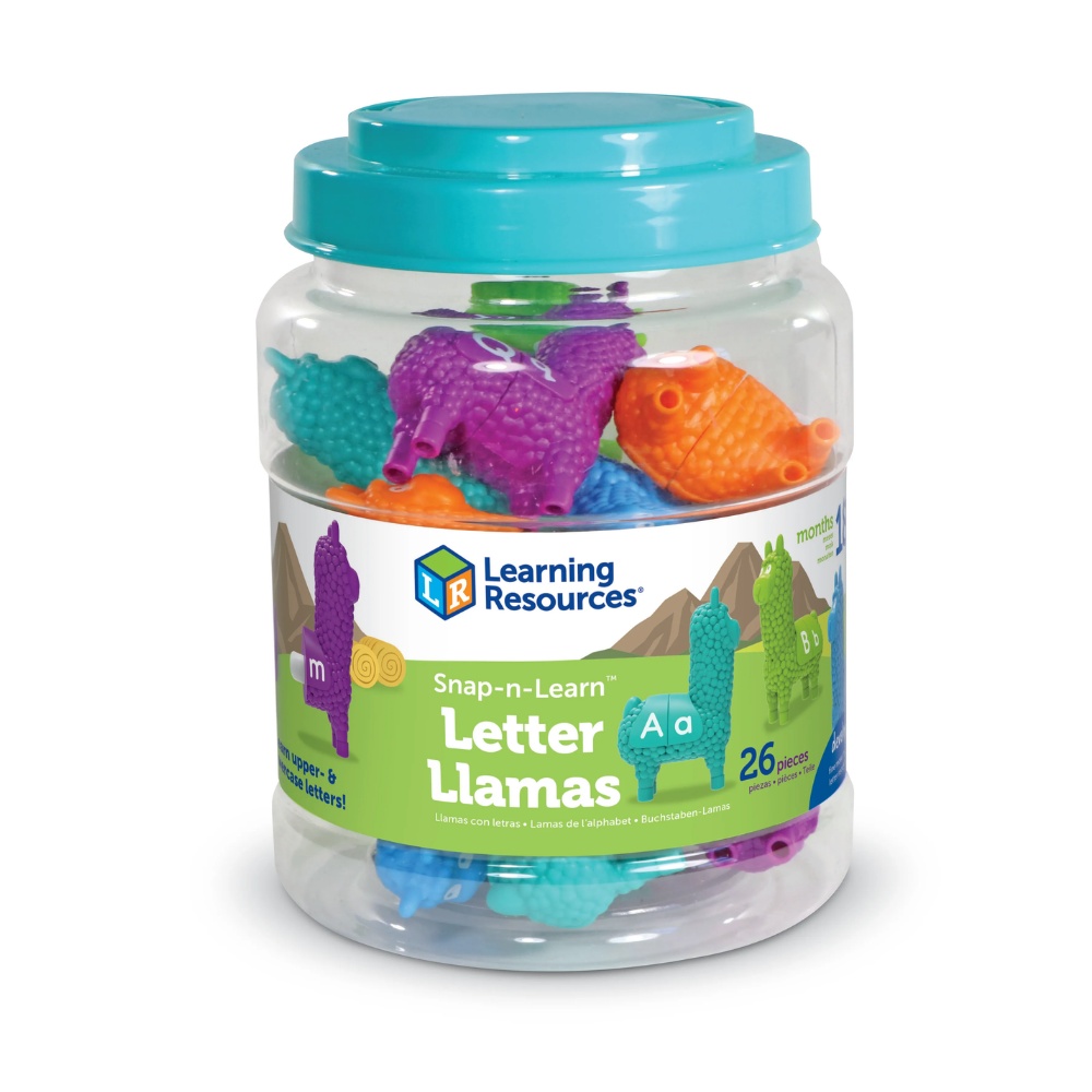 Learning Resources - Snap-n-Learn™ Letter Llamas: ABC Alphabet Fine Motor Toy Toddlers - Image 6