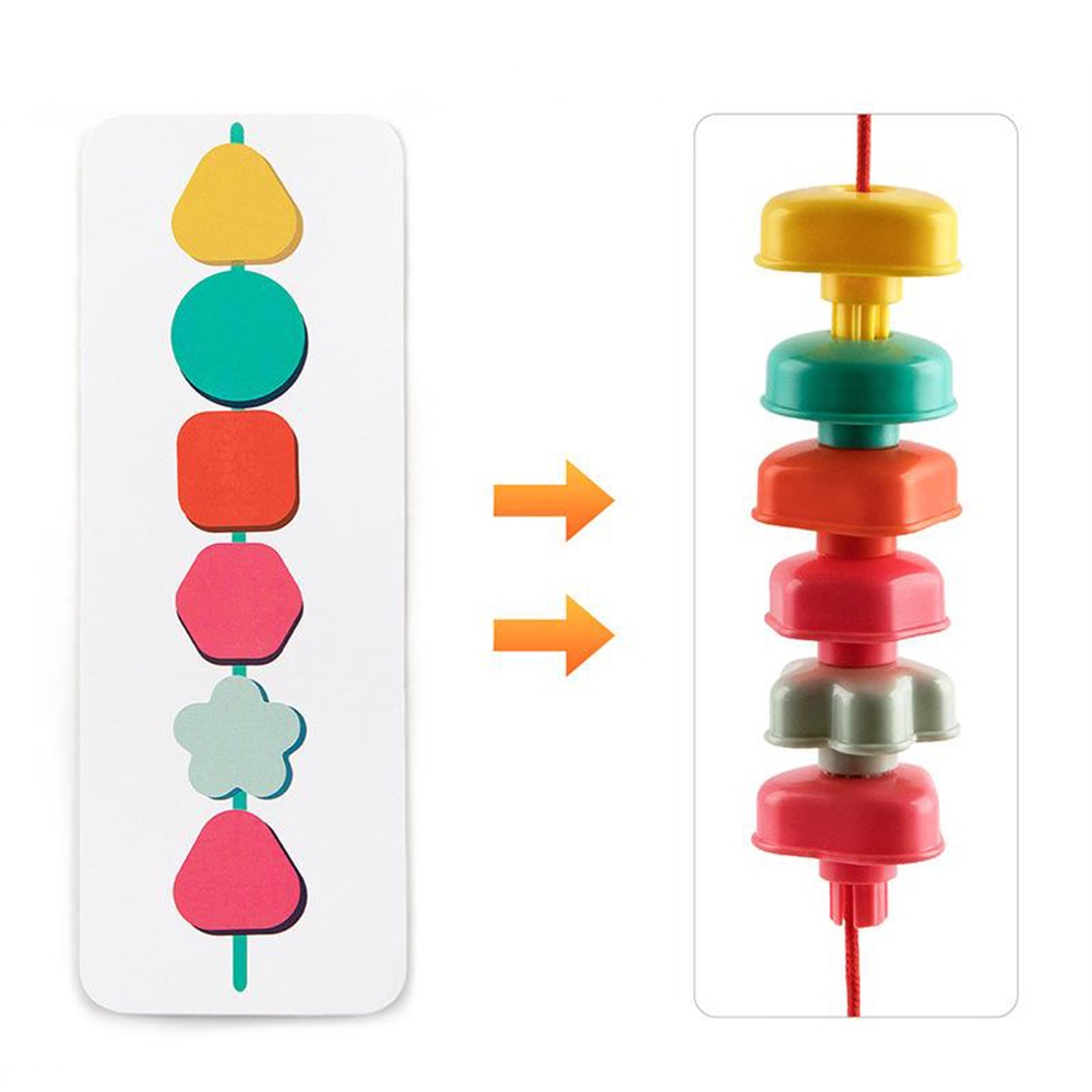 TopBright - Fine Motor Skills Set - Lacing Stacking Peg Activity for Kids - Image 5