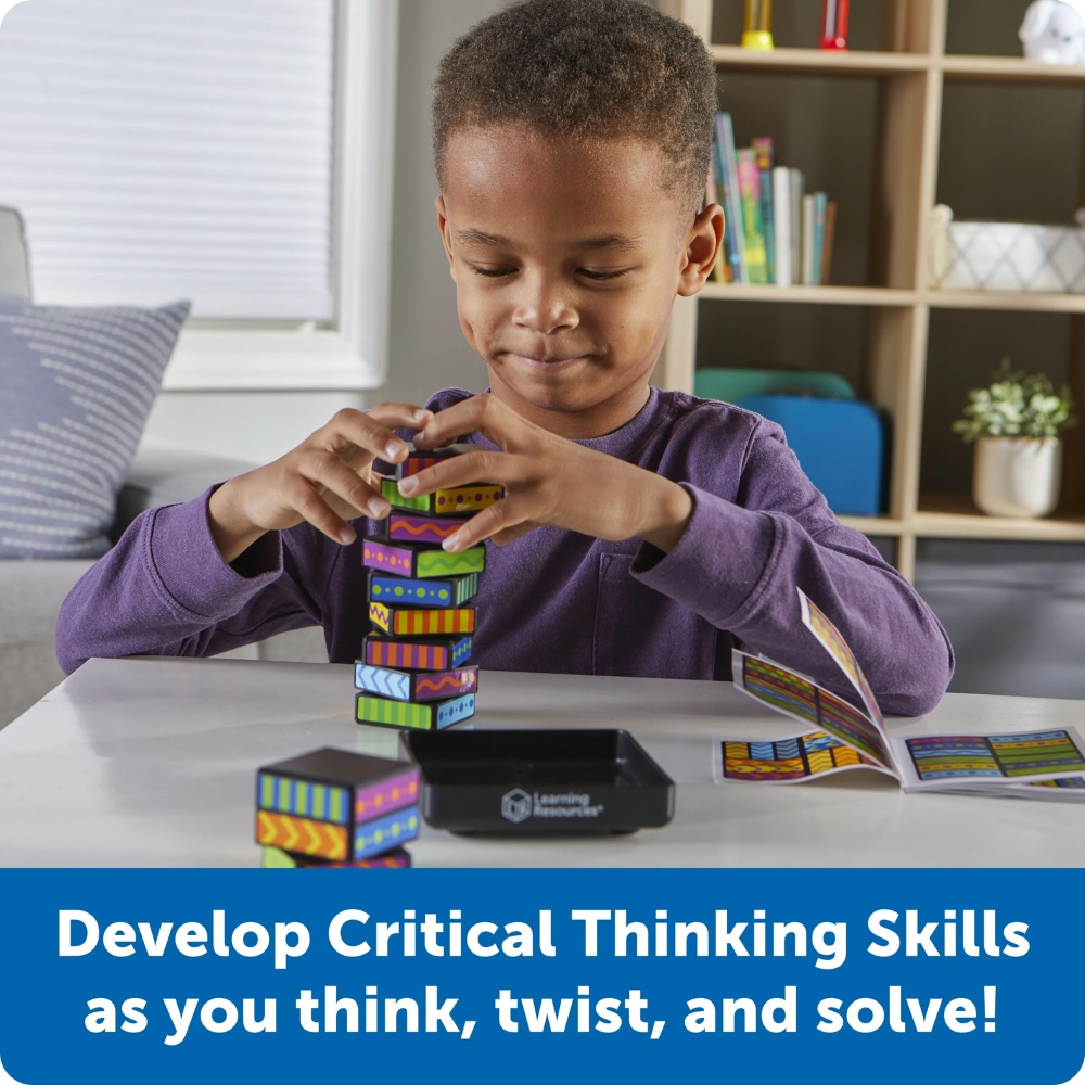 Learning Resources - Brainometry™ Cubed Shape & Fidget Kids Travel Puzzle Game - Image 5