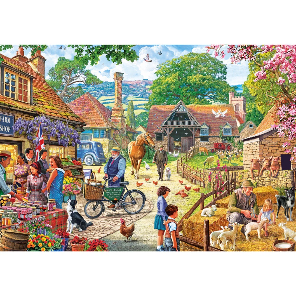 Gibsons - The Farm Shop - XXL Pieces - 100 Piece Jigsaw Puzzle - Image 2