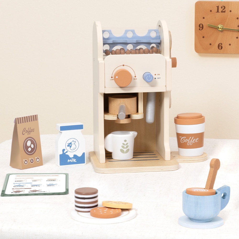 TookyToy - Pretend Play Coffee Machine Toy Set