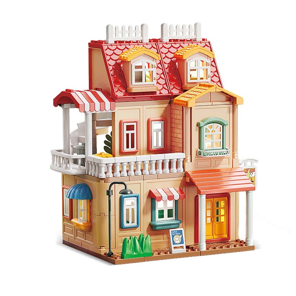 Feelo - Genius Architect Villa - Building Block Set - 246 Pieces-** - Image 7