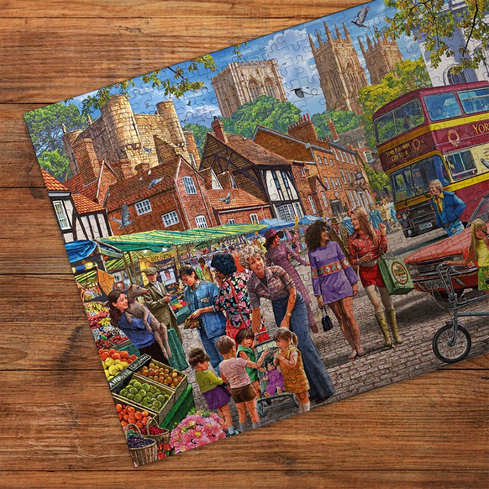 Gibsons - York Market - XL Pieces - 250 Piece Jigsaw Puzzle - Image 4