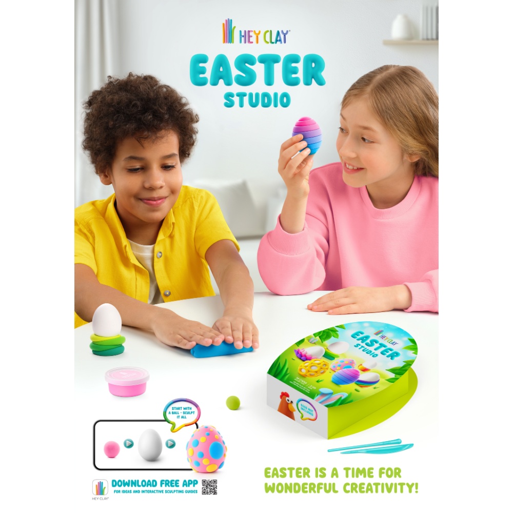 Hey Clay - Modelling Air-Dry Clay with Fun Interactive App - Easter Studio - Image 8