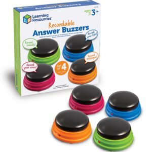 Learning Resources - Recordable Answer Buzzers (Set of 4)