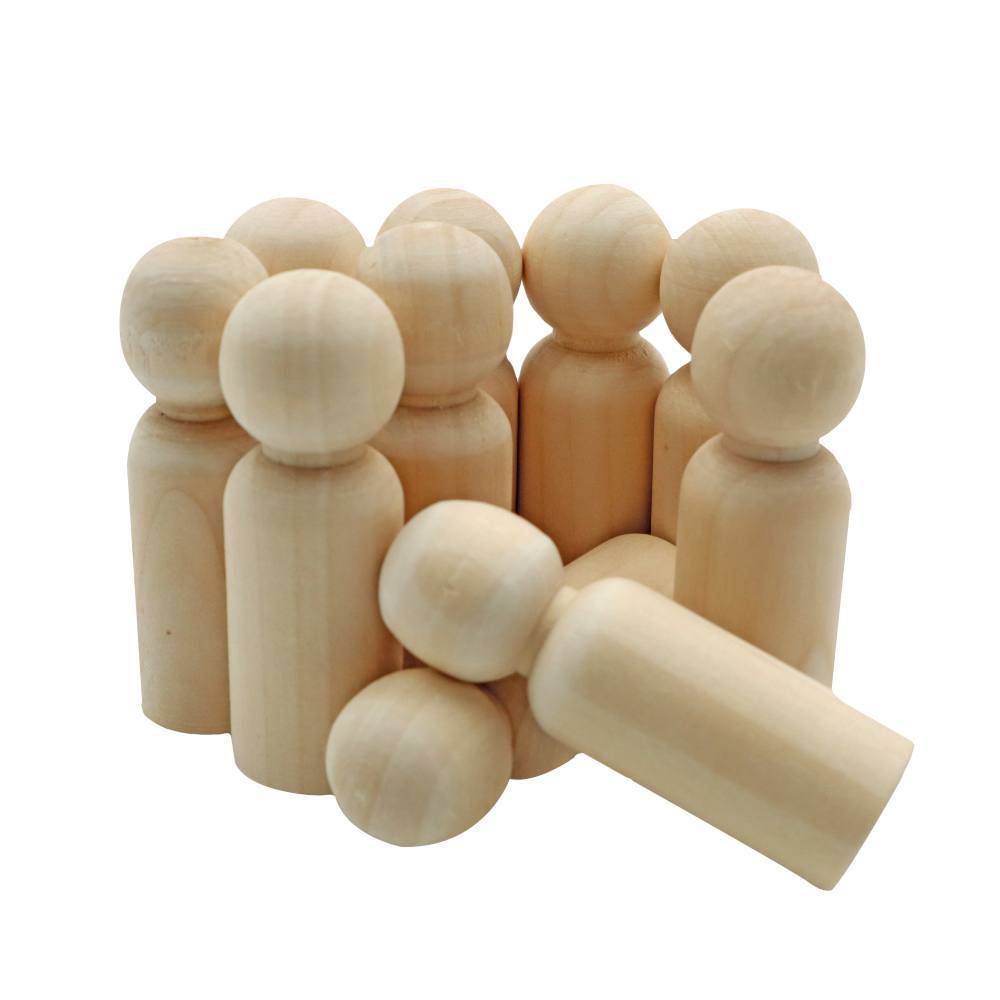 Anthony Peters - Wood People - 2.5 x 7 cm - 10pcs