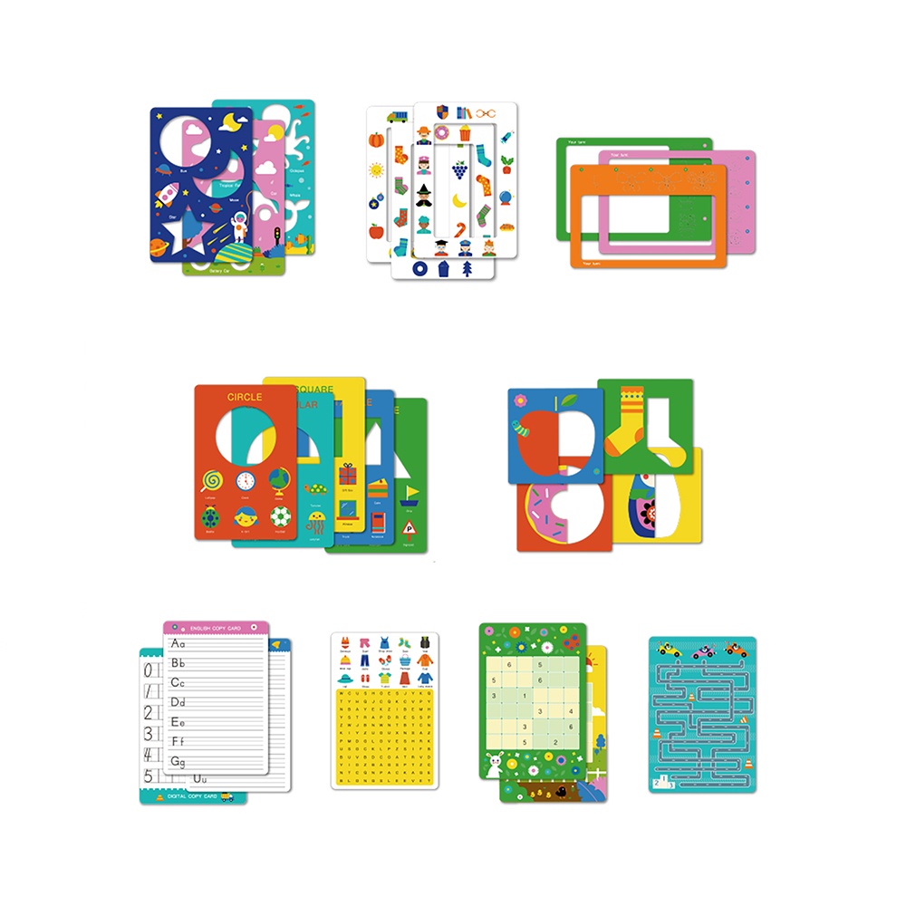 Mideer - LCD Writing Tablet Flash Cards - 25pcs - Image 2