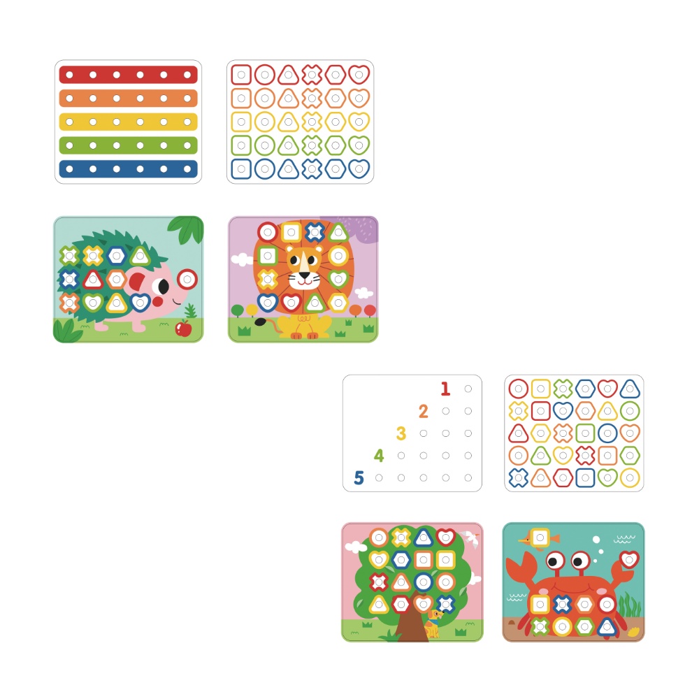 TookyToy - Stacking Pegs & Threading Activity Set - Image 5