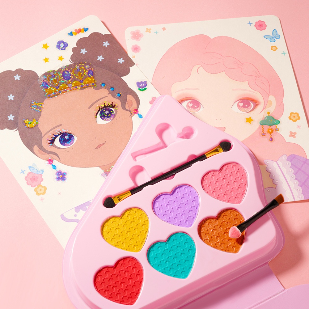 Mideer - 3-in-1 Makeup and Dress Up Arts & Crafts Book Set: Princess Fashion Show - Image 7