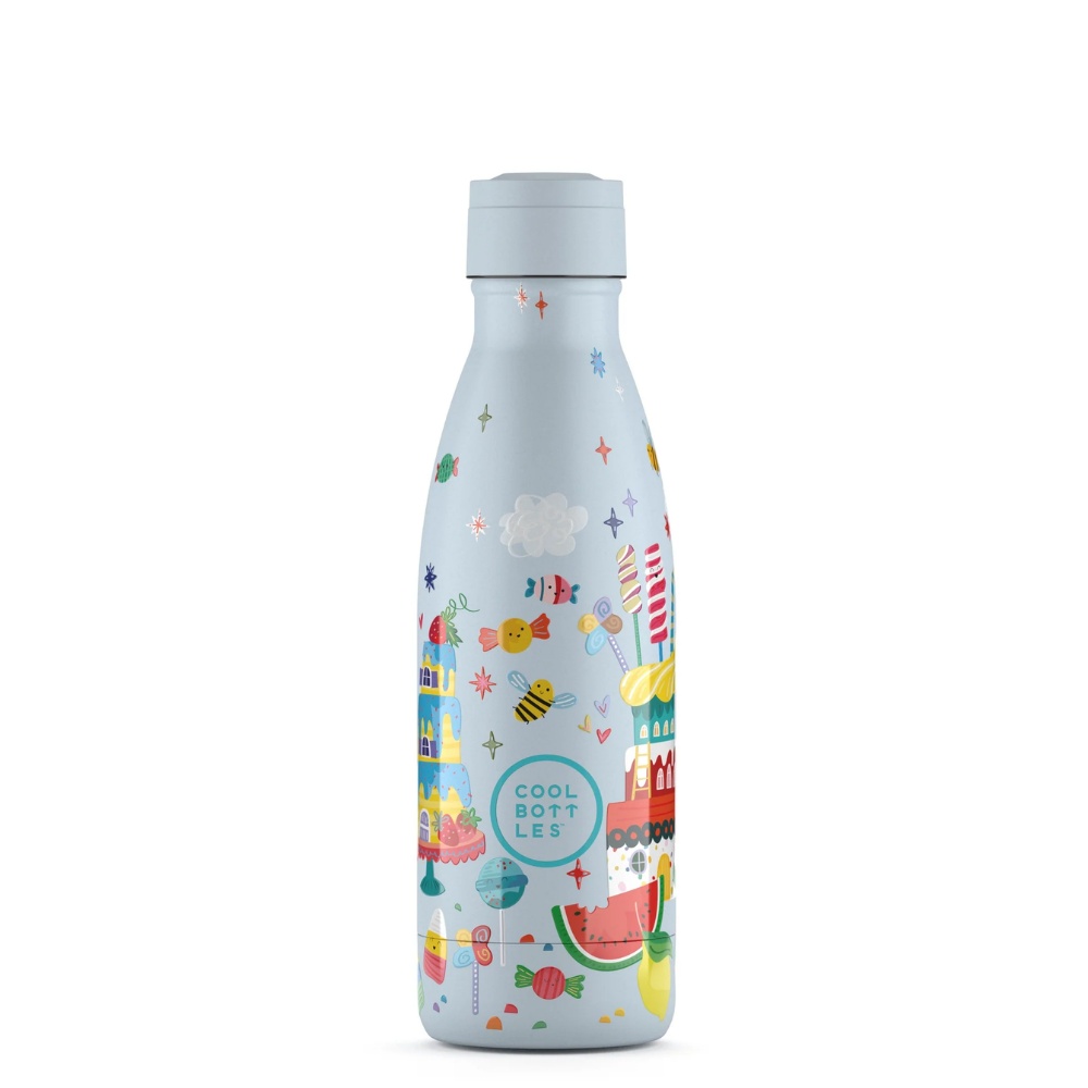 Cool Bottles - Kids Triple-Insulated Water Bottle - Candy Land 350ml - Image 3