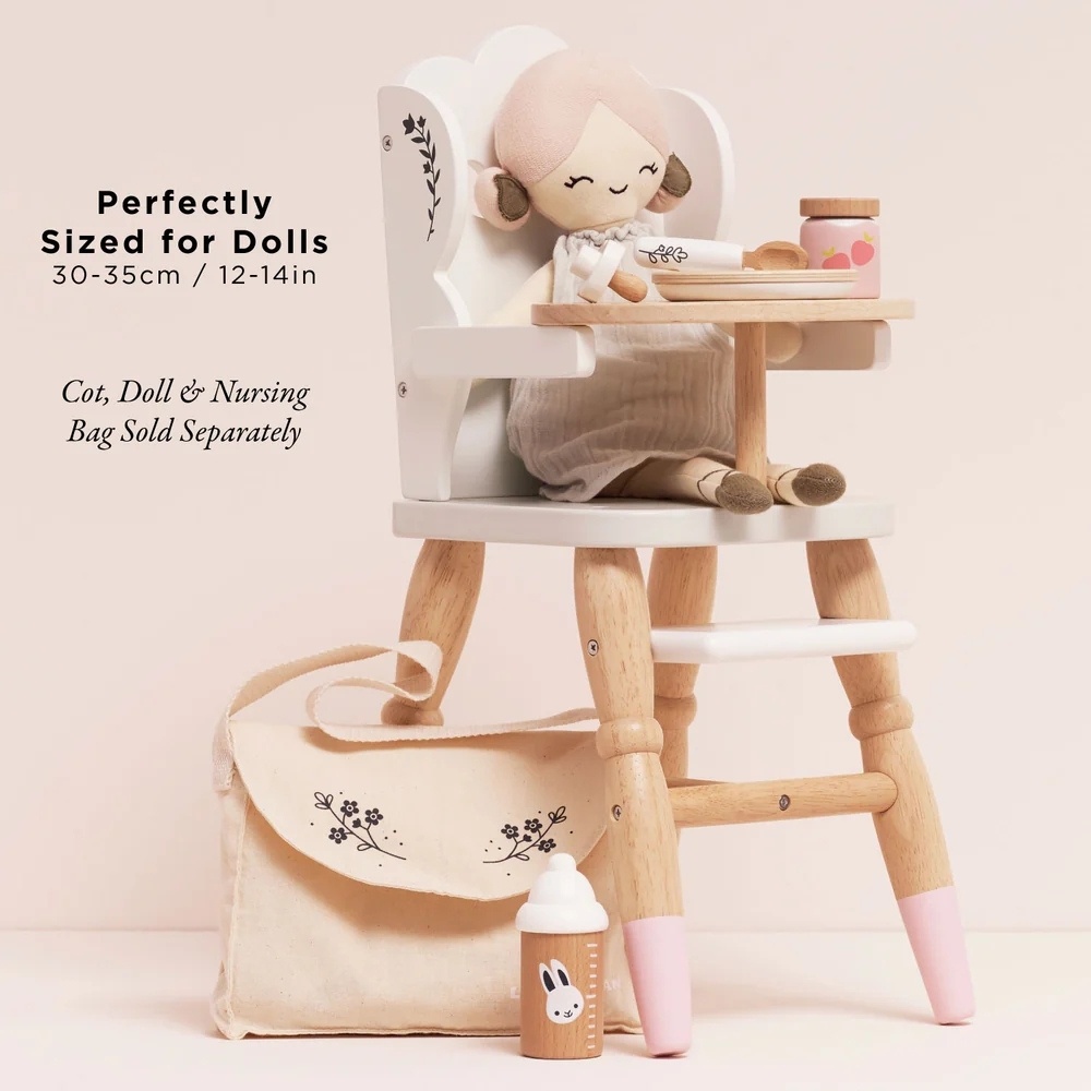 Le Toy Van - Dolls Wooden High Chair - Image 2