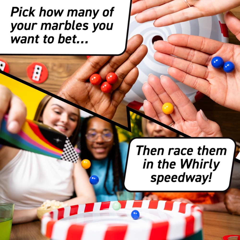 Big Potato Games - Whirly Derby - Marble Racing Family Game 2-6 Players - Image 4