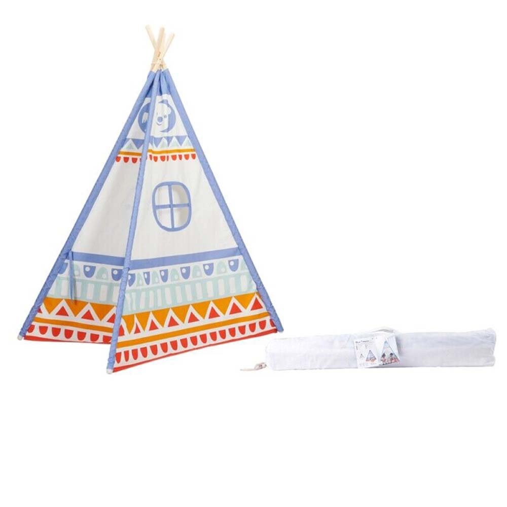 Classic World - Blue Teepee Tent For Kids Playroom - Image 4